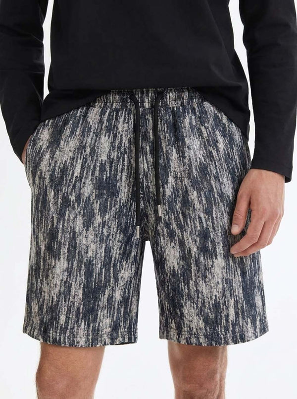 Men's Premium Multicolor Printed Jacquard Drawstring Shorts