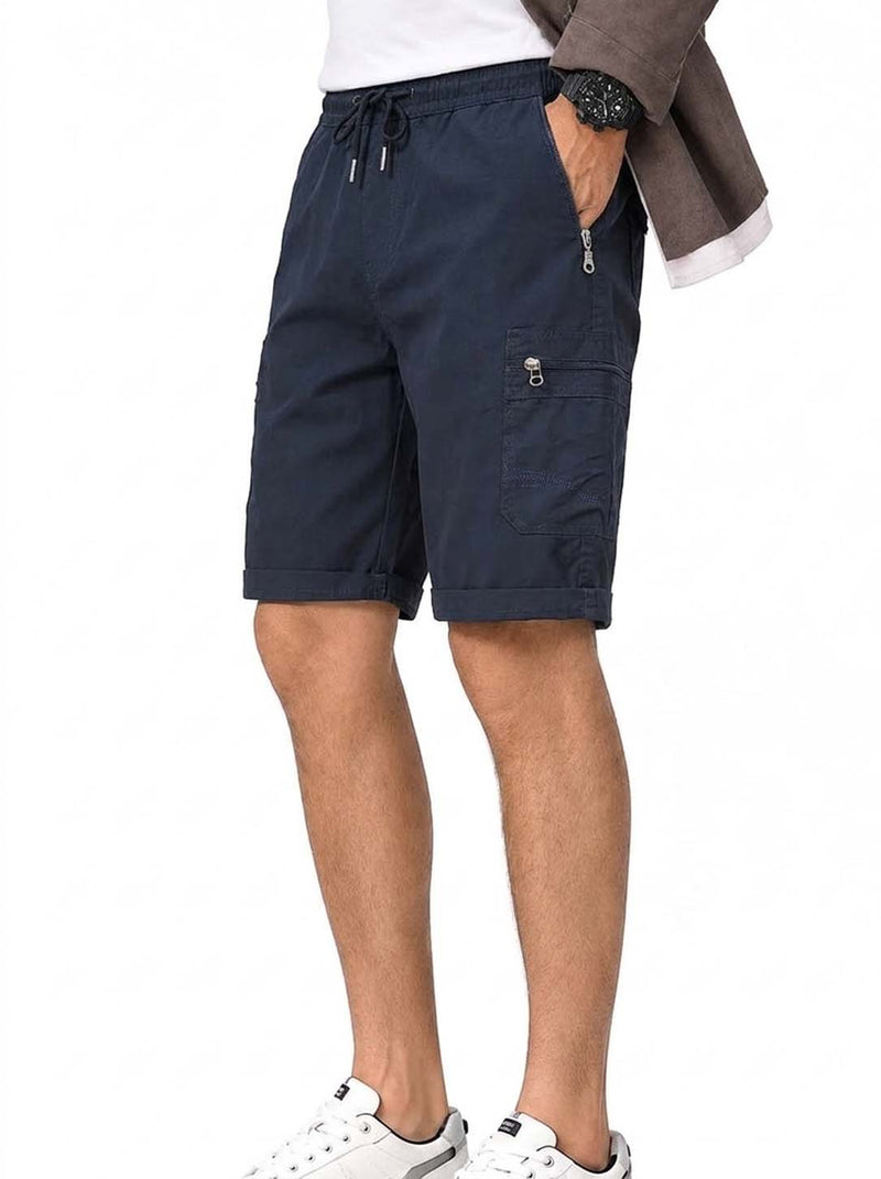 Men's Premium Casual with Zipper Pockets Shorts