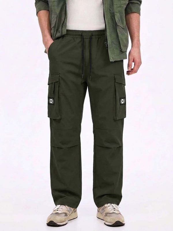 Men’s Premium Casual Relaxed Fit Utility Cargo Pants