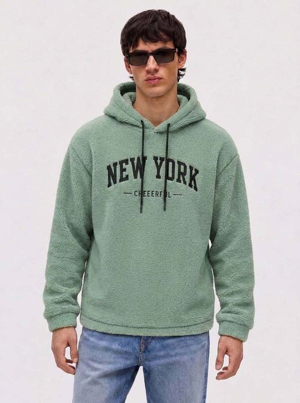 Men’s Fleece New York Graphic Sweatshirt Hoodies