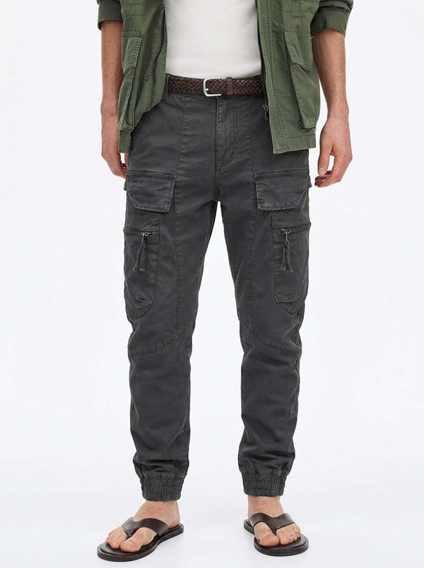 Men's Premium Slim Fit Multi-Pocket Cargo