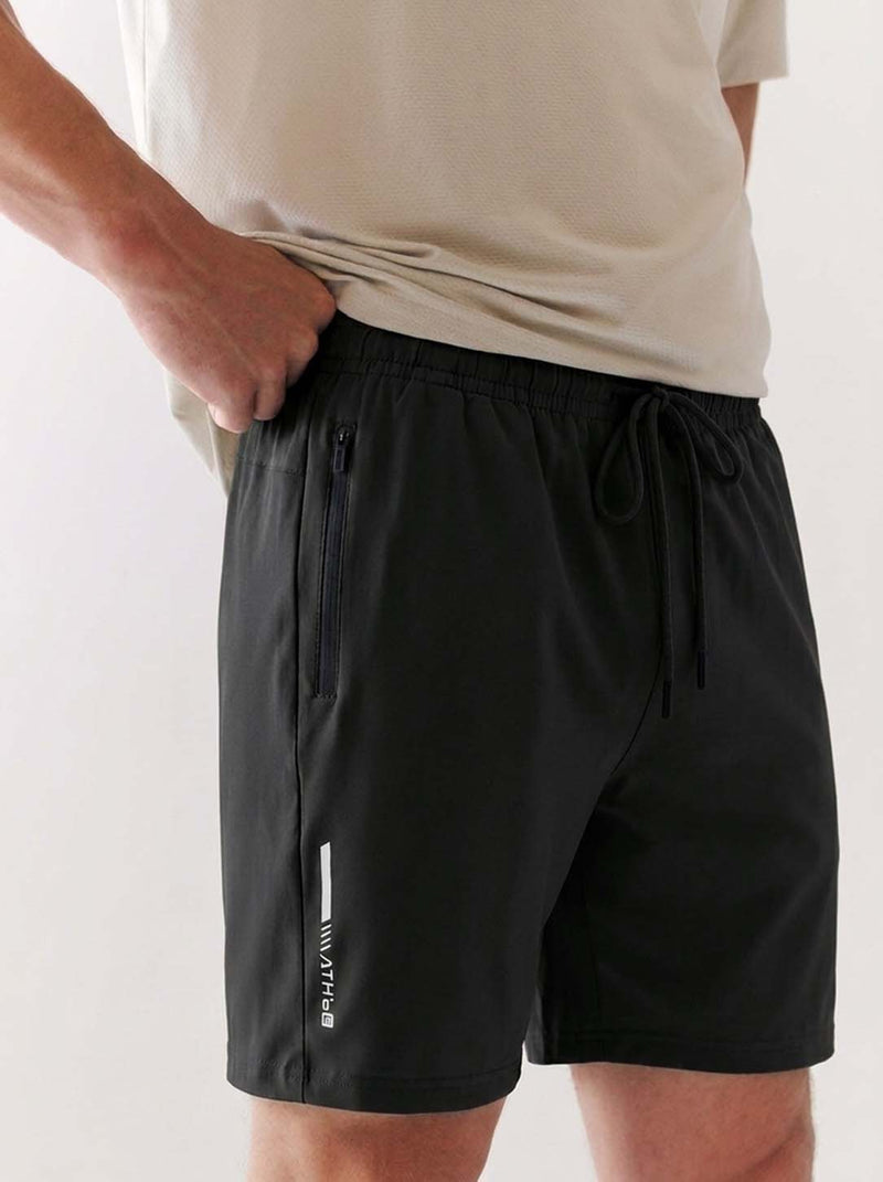 Men's Premium Athletic Sports with Zipper Pockets Shorts
