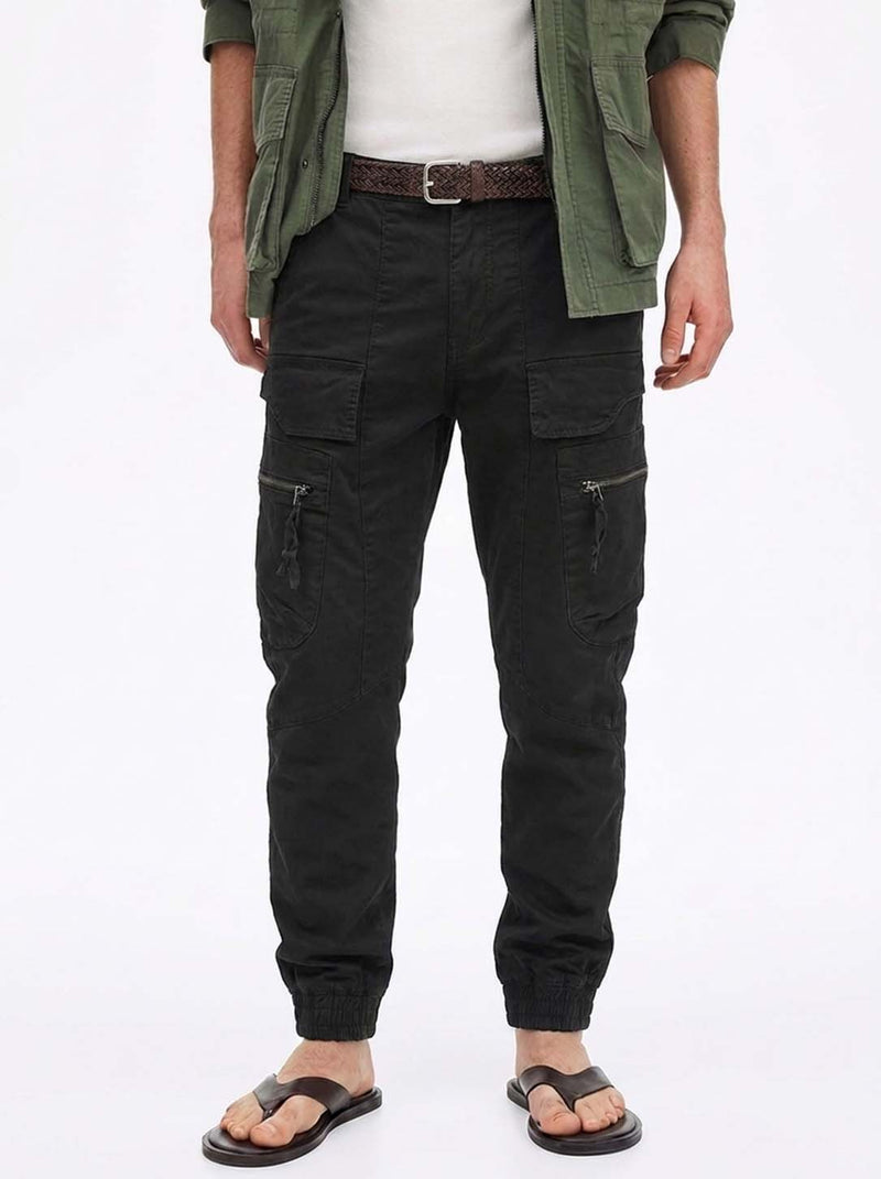 Men's Premium Slim Fit Multi-Pocket Cargo