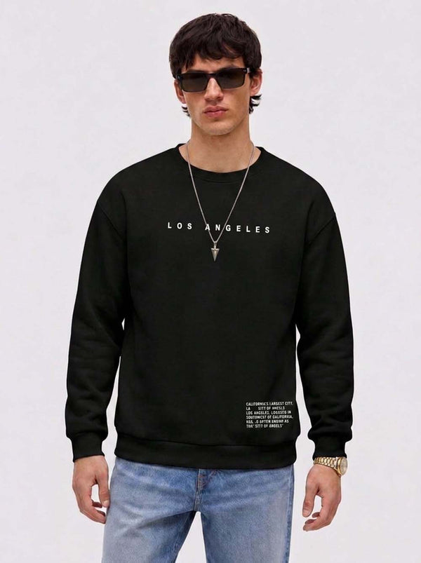 Men’s Premium Casual Full Sleeve Printed Crew Neck Sweatshirt