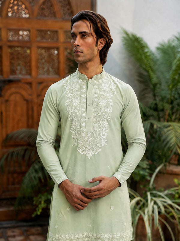Men's Premium Embroidered Elegant Traditional Wear Kurta