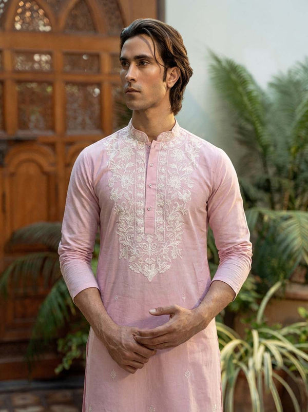 Men's Premium Embroidered Elegant Traditional Wear Kurta