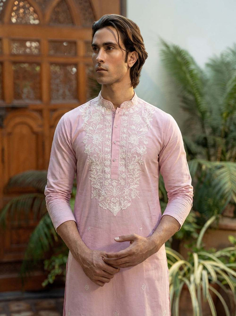 Men's Premium Embroidered Elegant Traditional Wear Kurta