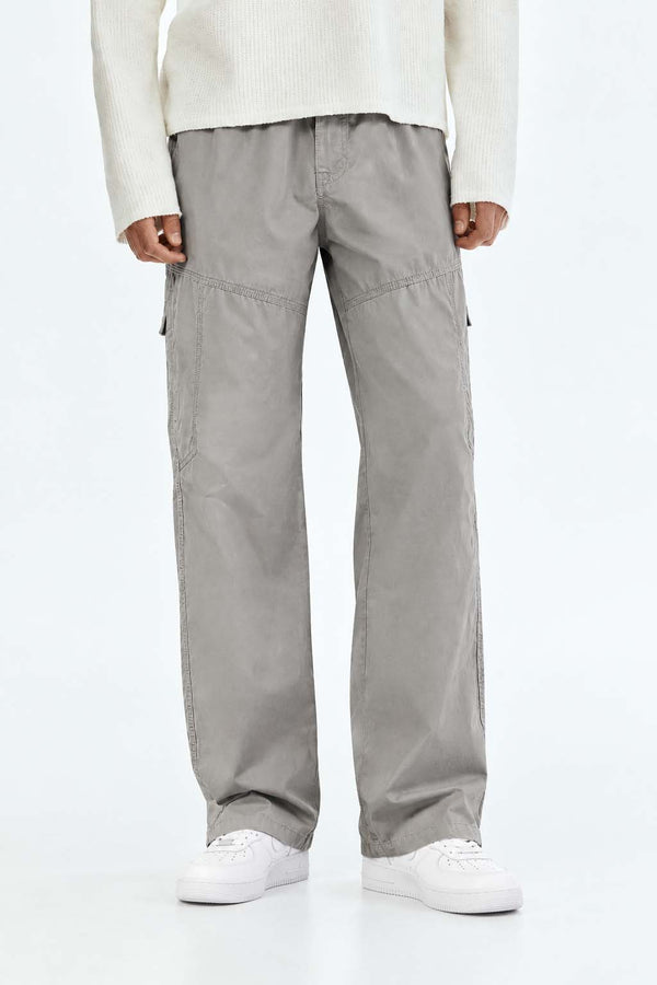 Men's Premium Straight Leg Elastic Waist Cargo