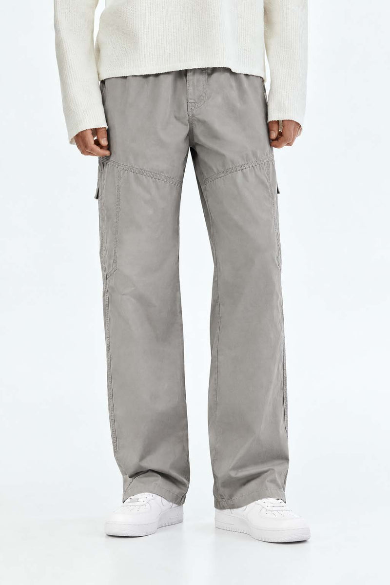 Men's Premium Straight Leg Elastic Waist Cargo