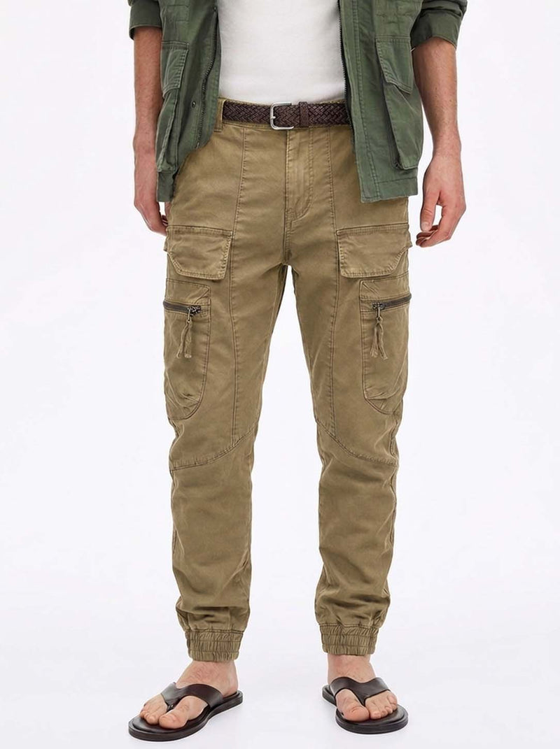 Men's Premium Slim Fit Multi-Pocket Cargo