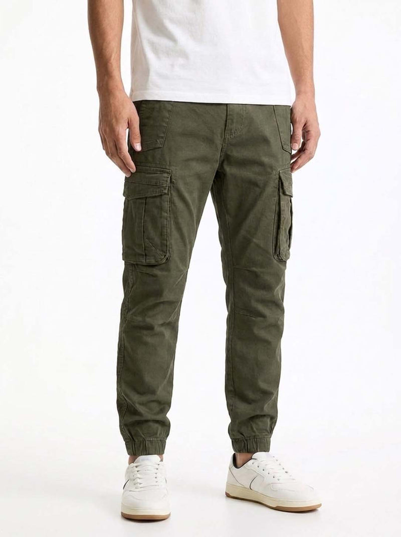 Men's Premium Utility with Cuffed Hems Cargo Pants