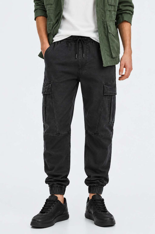Men's Premium Relaxed-Fit Cargo Joggers