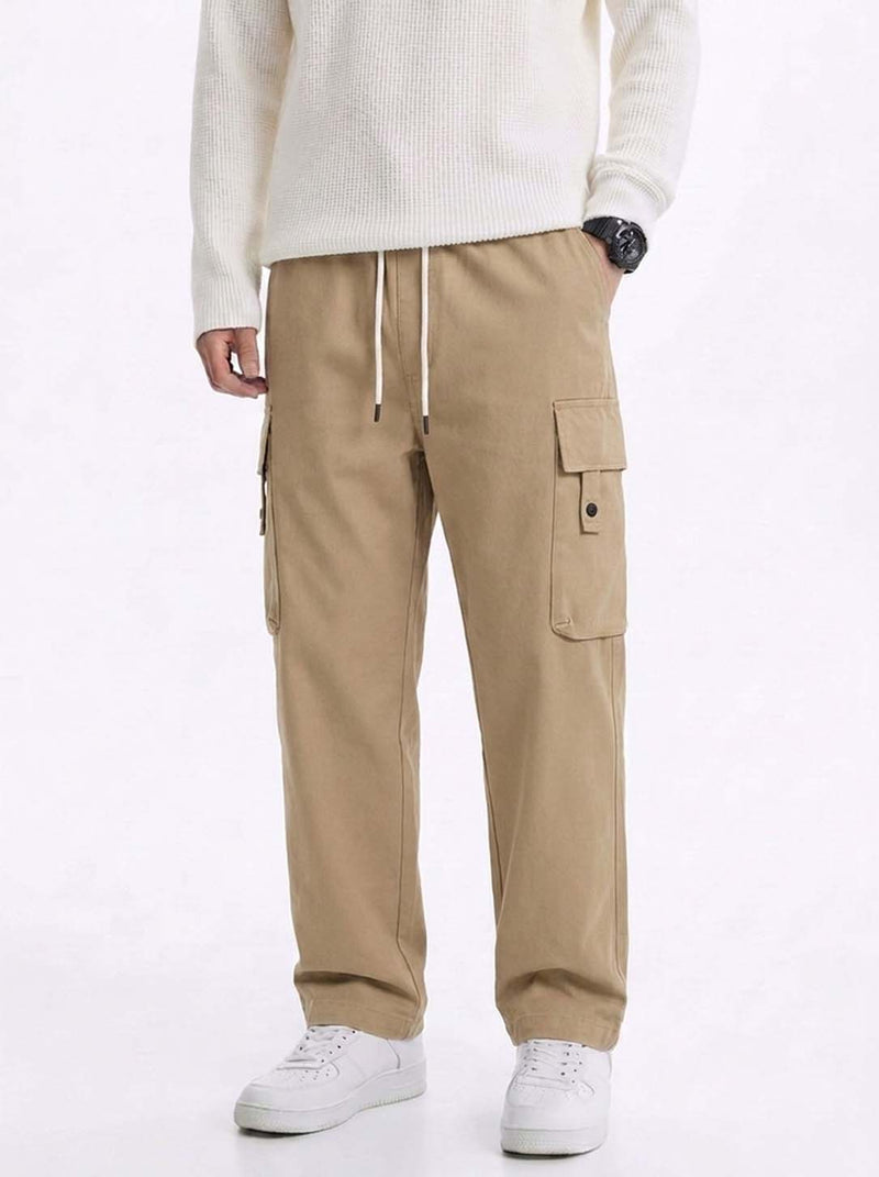 Men’s Premium Relaxed Fit Multi-Pocket Cargo Pants