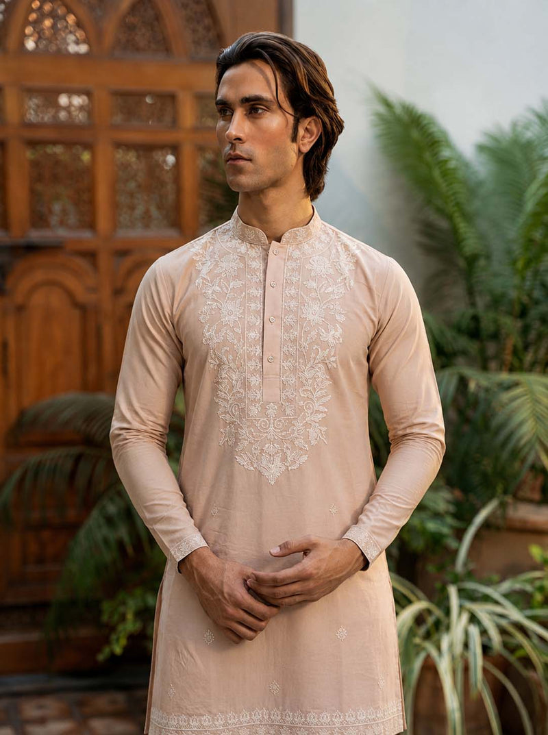Men's Premium Embroidered Elegant Traditional Wear Kurta
