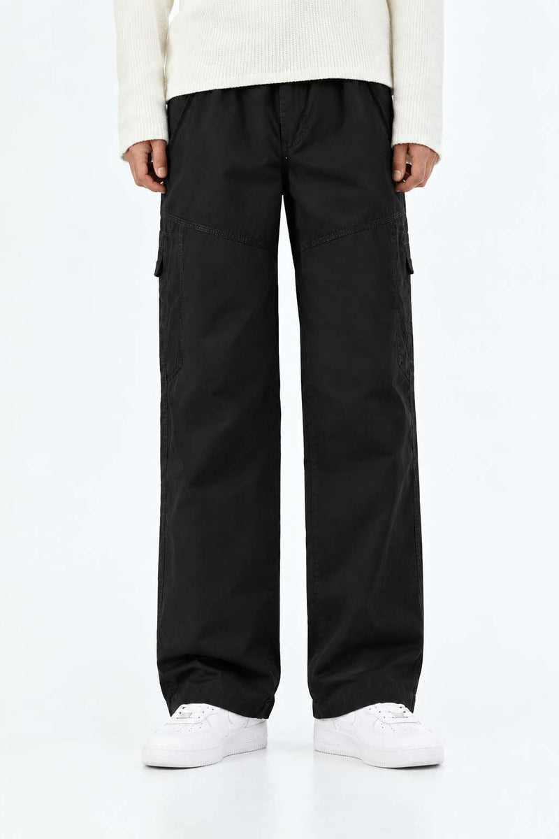 Men's Premium Straight Leg Elastic Waist Cargo