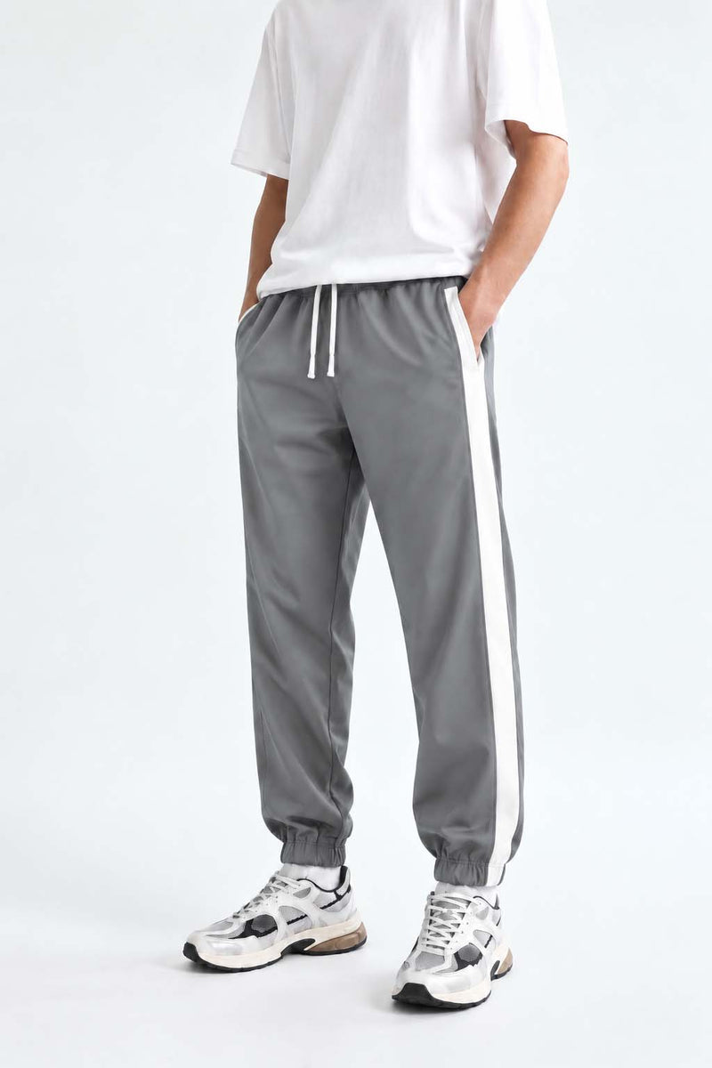 Men's Premium Regular Fit Side-Striped Track pant