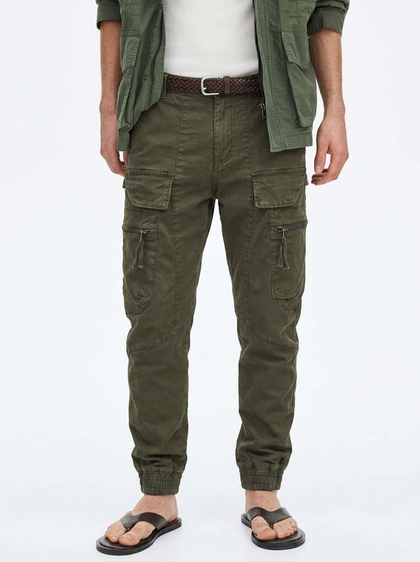 Men's Premium Slim Fit Multi-Pocket Cargo