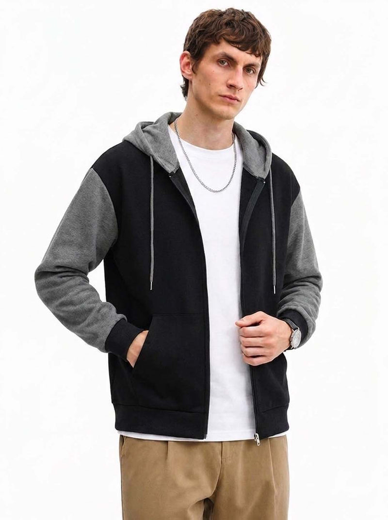 Men’s Premium Casual Full Sleeve Hooded Zip-Up Jacket