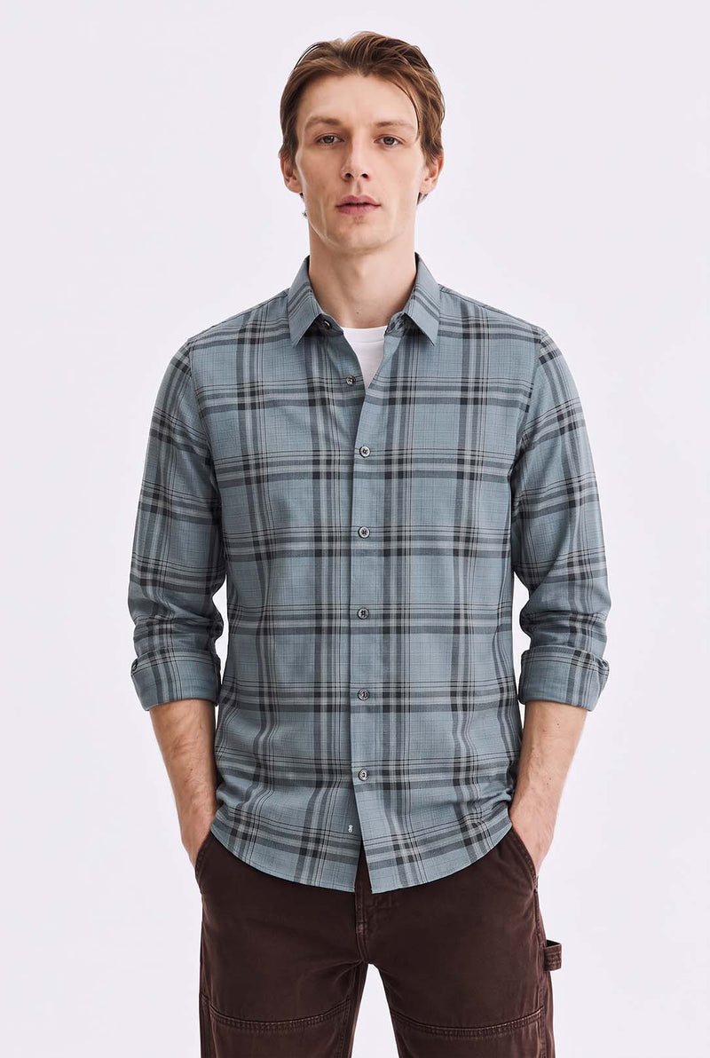 Men’s Premium Plaid Checked Casual Shirt