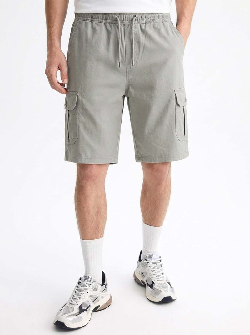 Men's Premium Drawstring Elasticated Solid Regular Fit Shorts