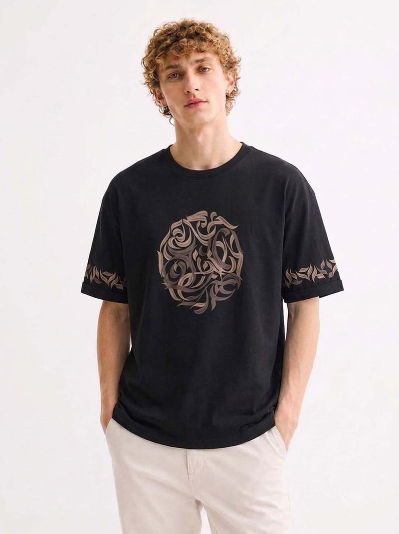 Men's Premium Graphic Printed Oversized T-Shirt