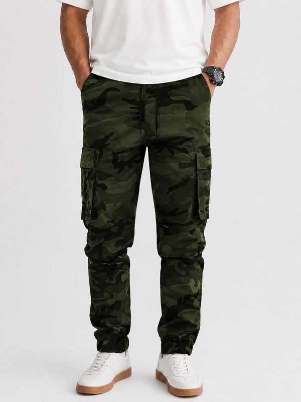 Men’s Premium Camouflage Cargo Jogger Pants