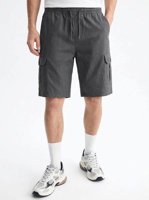 Men's Premium Drawstring Elasticated Solid Regular Fit Shorts