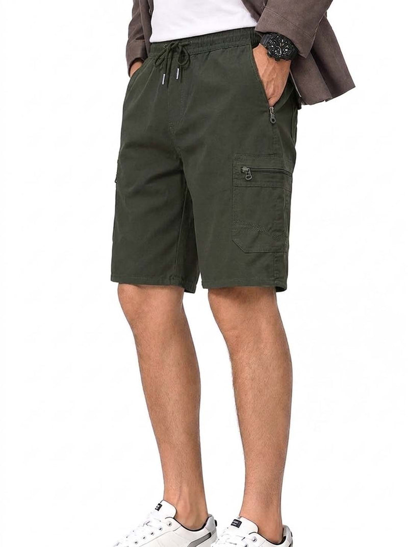 Men's Premium Casual with Zipper Pockets Shorts