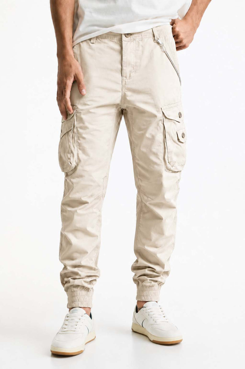 Men’s Modern Multi-Pocket Cargo Jogger Pants – Relaxed Fit