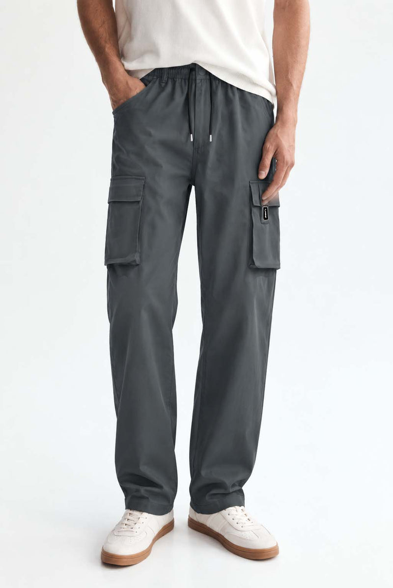 Men's Premium Straight-Fit Regular Cargo Pants