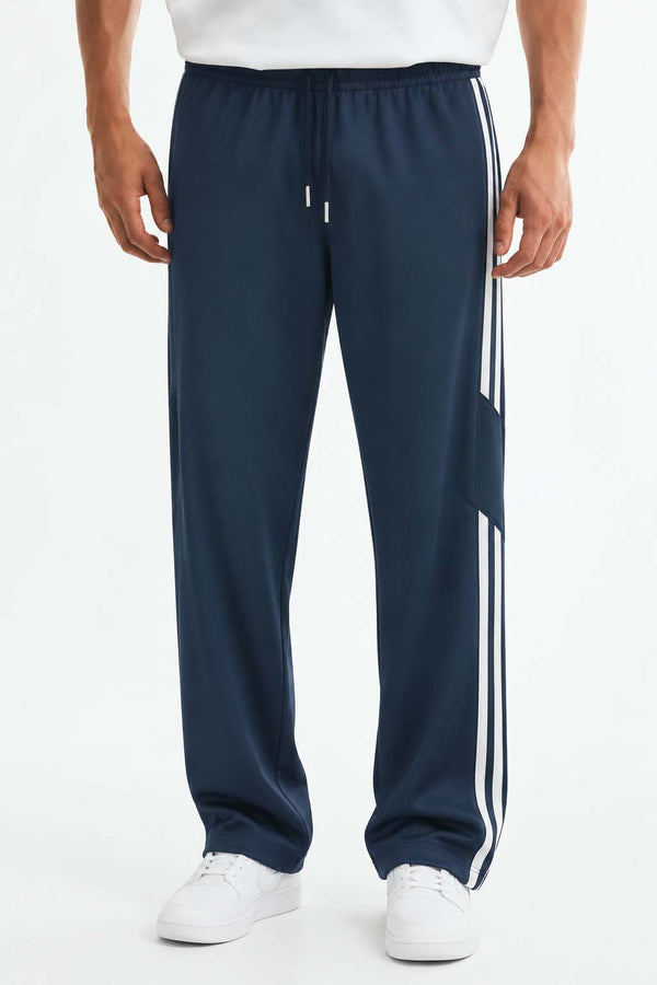Men's Premium Regular Fit Side-Striped Track Pants