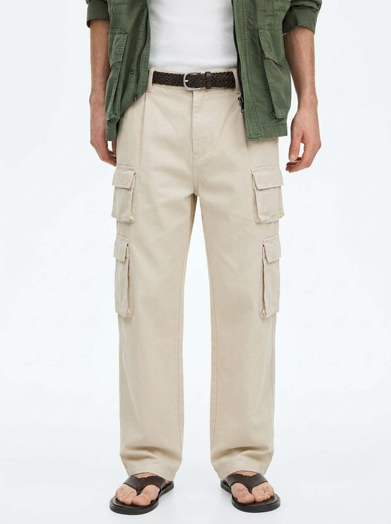 Men's Premium Regular Fit Multi-Pocket Design Cargo Pants