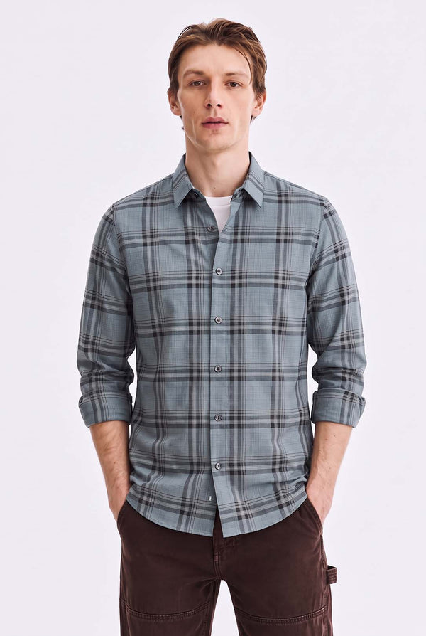 Men’s Premium Plaid Checked Casual Shirt