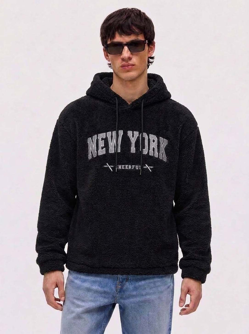 Men’s Fleece New York Graphic Sweatshirt Hoodies