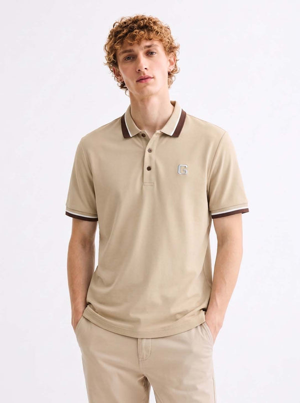 Men’s Premium Contrast Tipped Polo T-Shirt