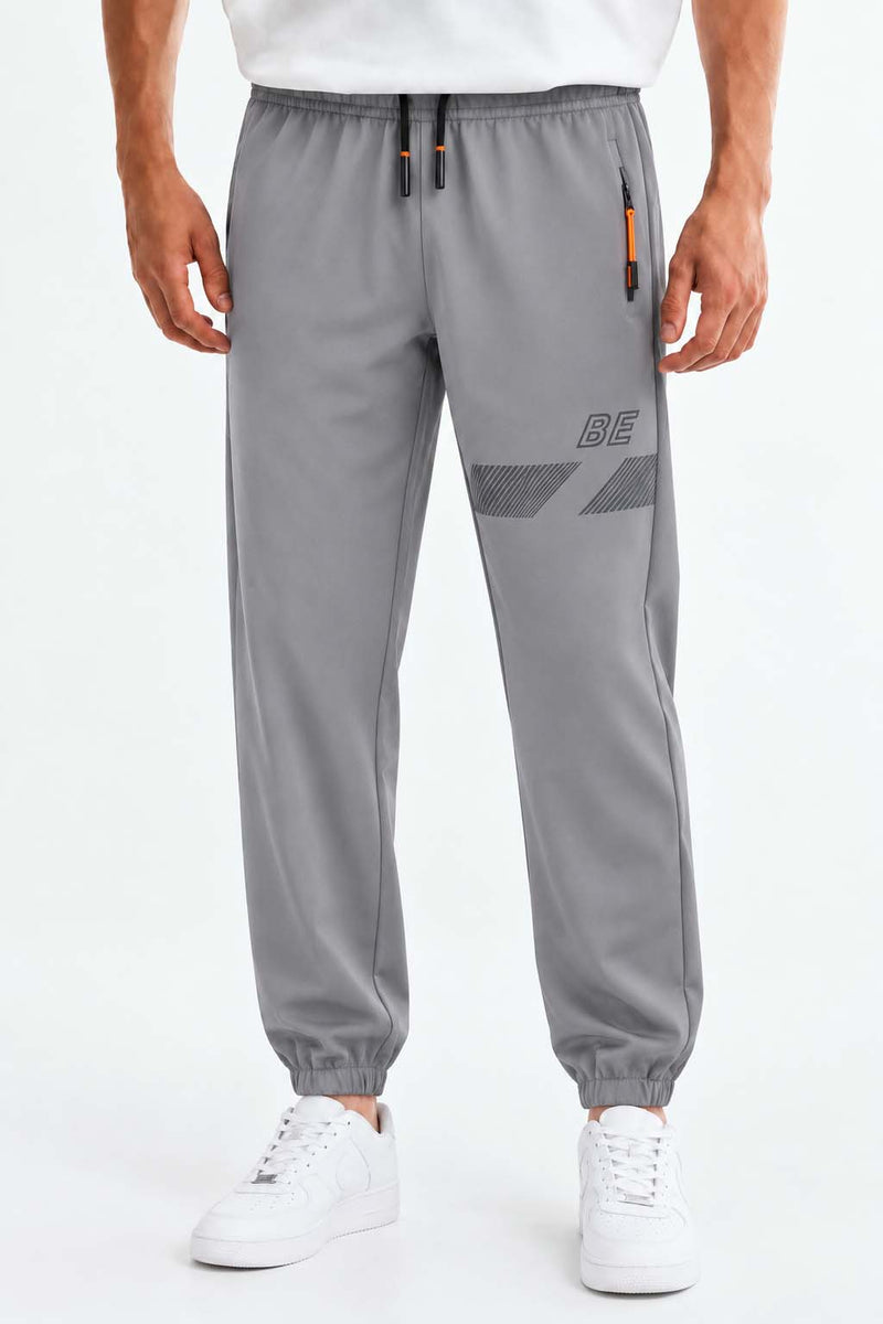 Men's Premium Graphic Printed Zipper-Pocket Track Pant