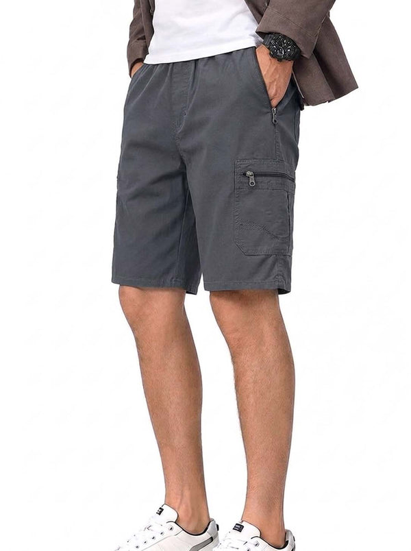 Men's Premium Casual with Zipper Pockets Shorts