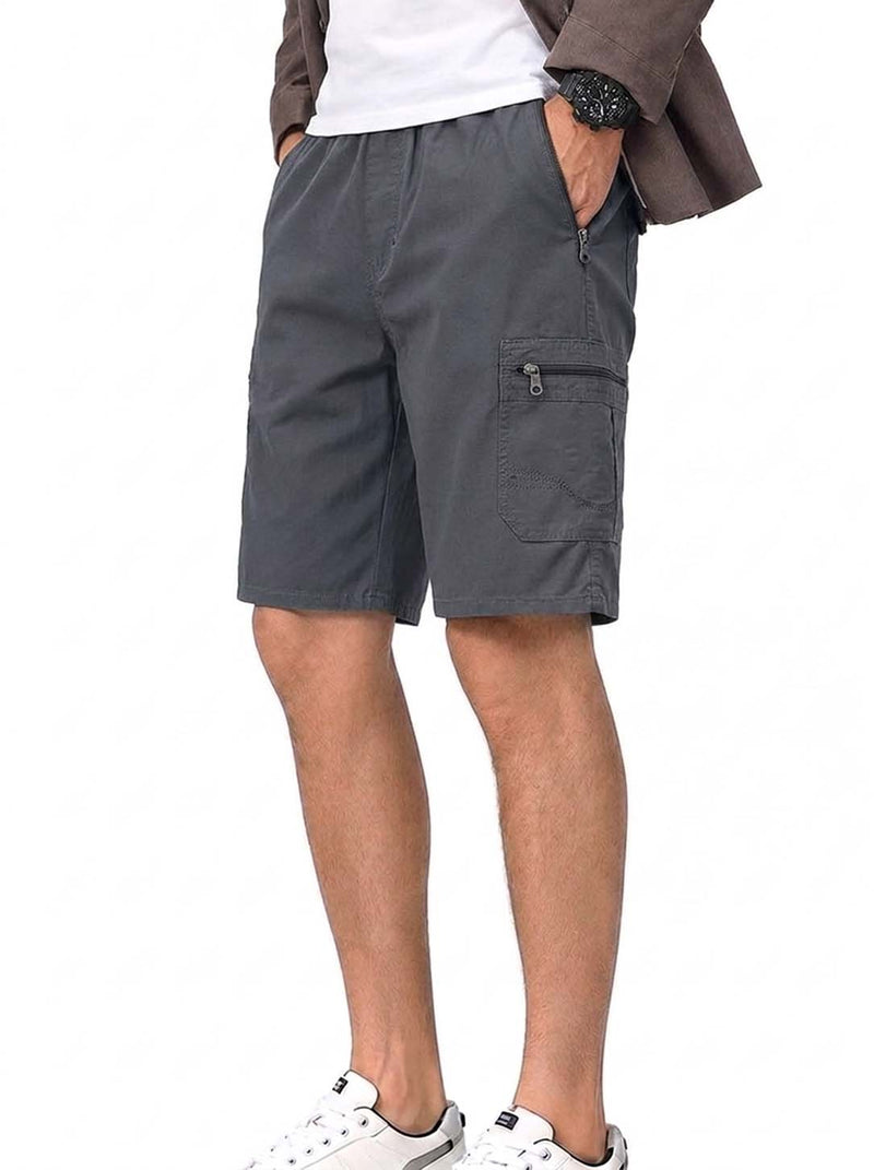 Men's Premium Casual with Zipper Pockets Shorts