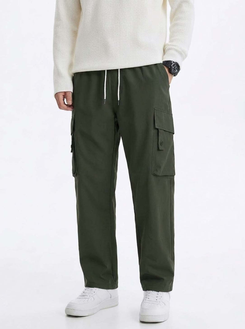 Men’s Premium Relaxed Fit Multi-Pocket Cargo Pants