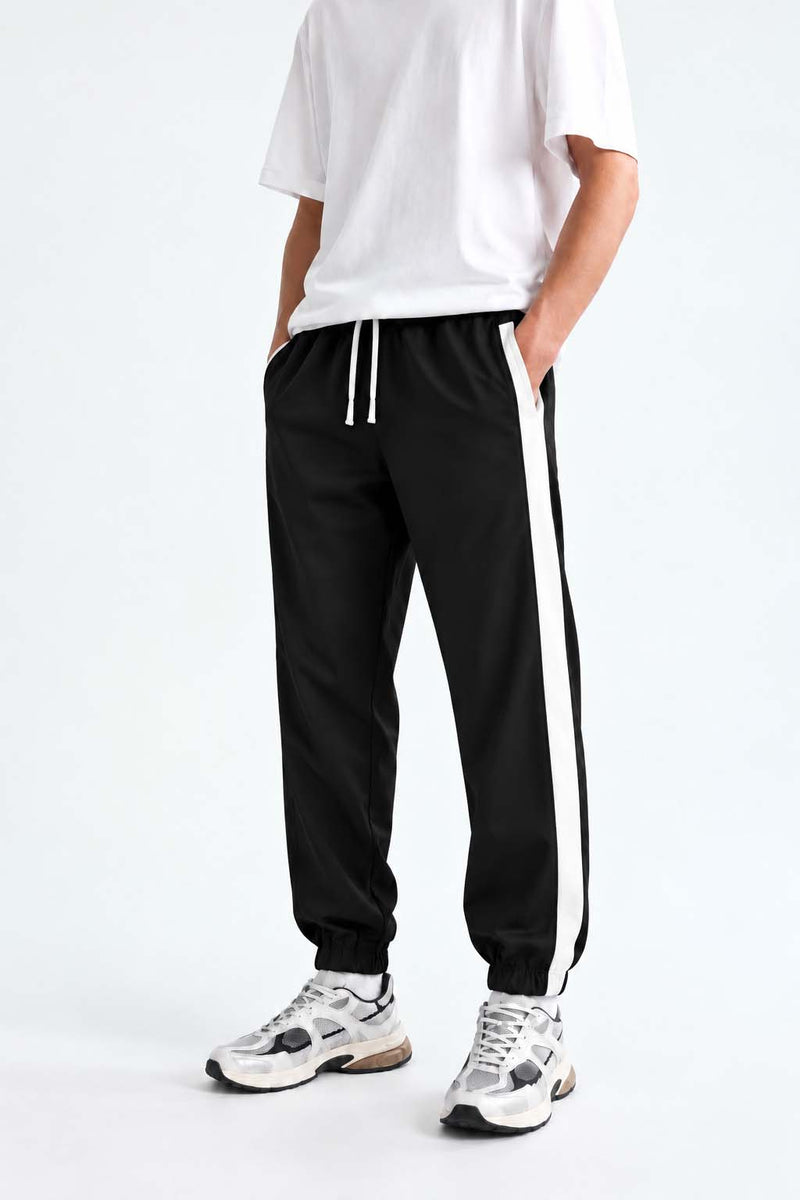 Men's Premium Regular Fit Side-Striped Track pant
