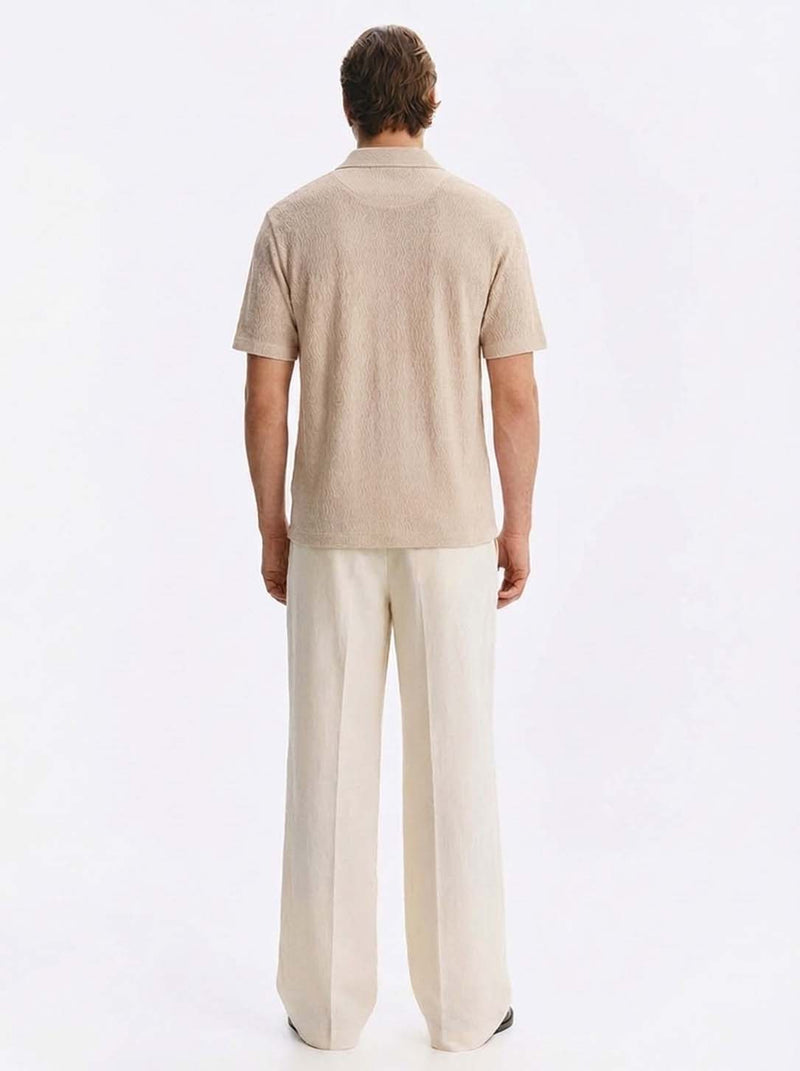 Men's Premium Textured Cuban Collar Shirt