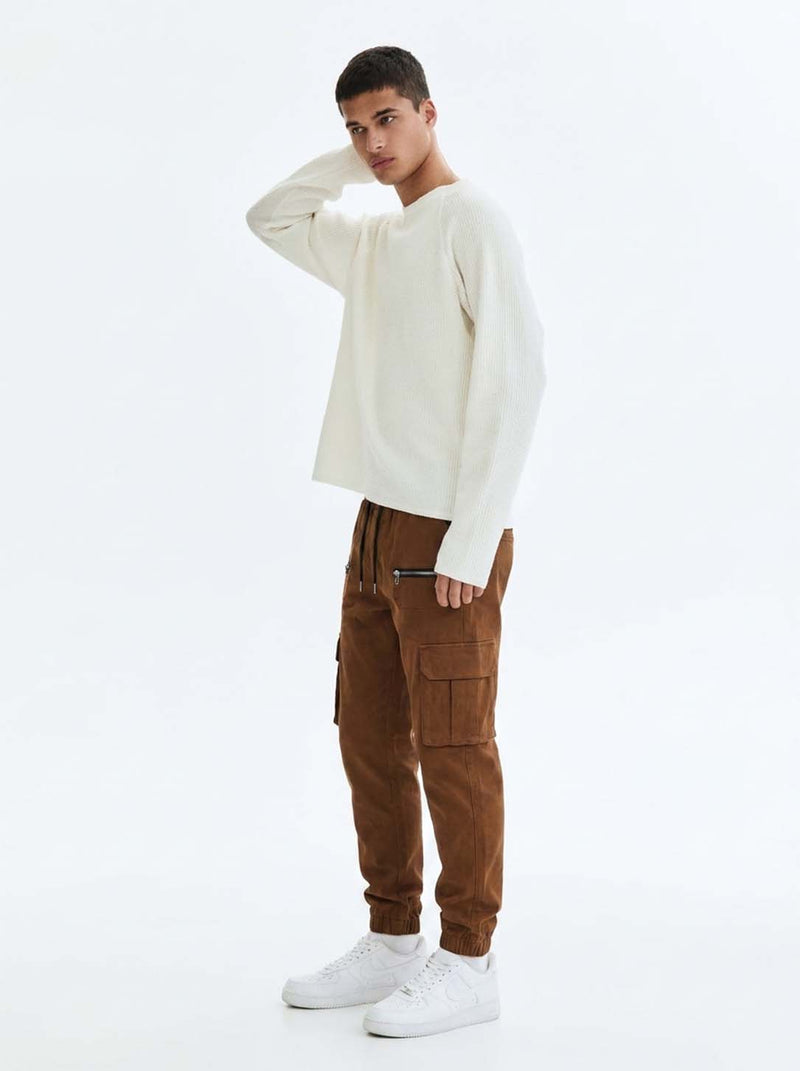 Men's Premium relaxed Fit Zippered Cargo Joggers