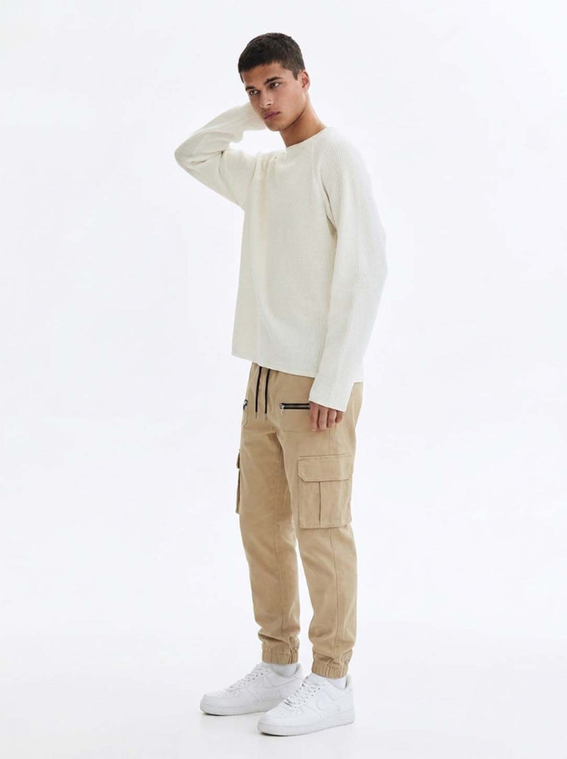 Men's Premium relaxed Fit Zippered Cargo Joggers