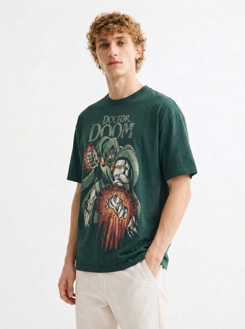 Men's Premium Graphic Printed Oversized T-Shirt