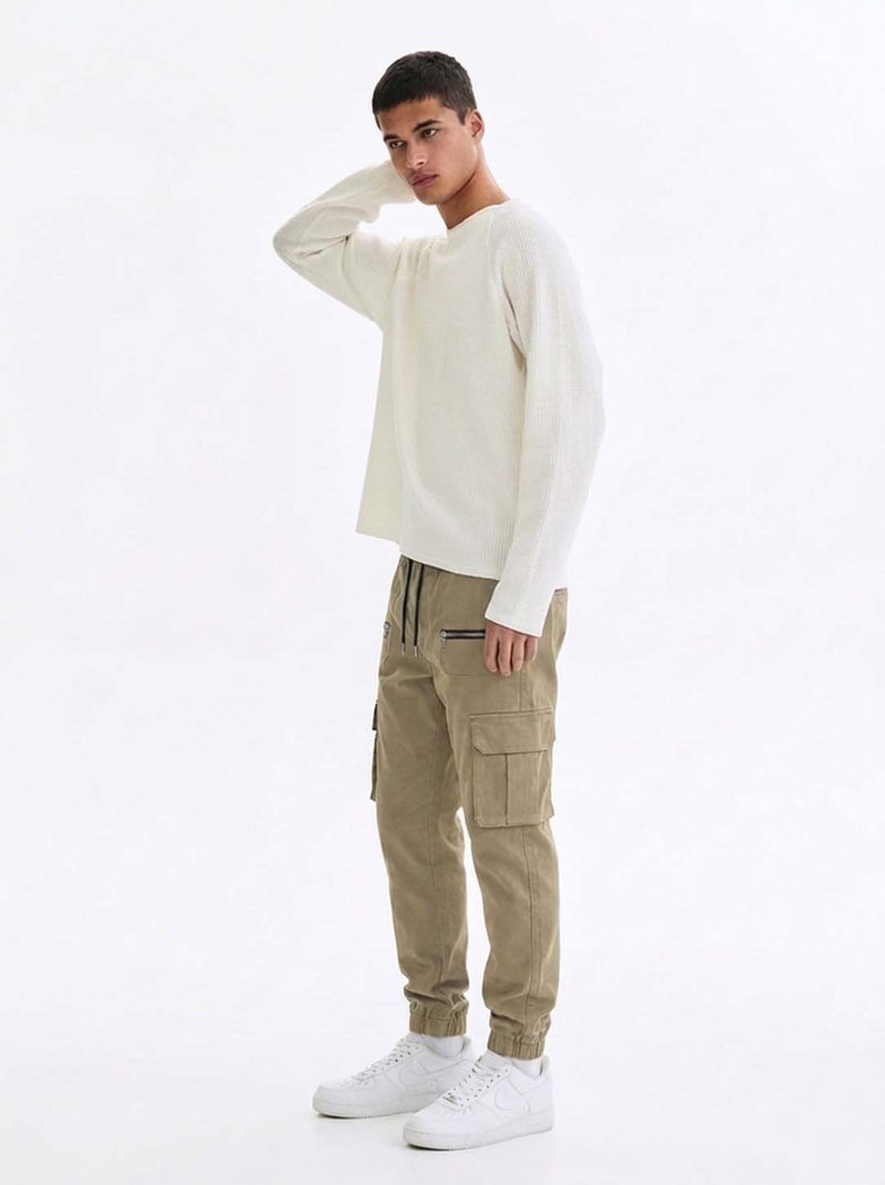 Men's Premium relaxed Fit Zippered Cargo Joggers