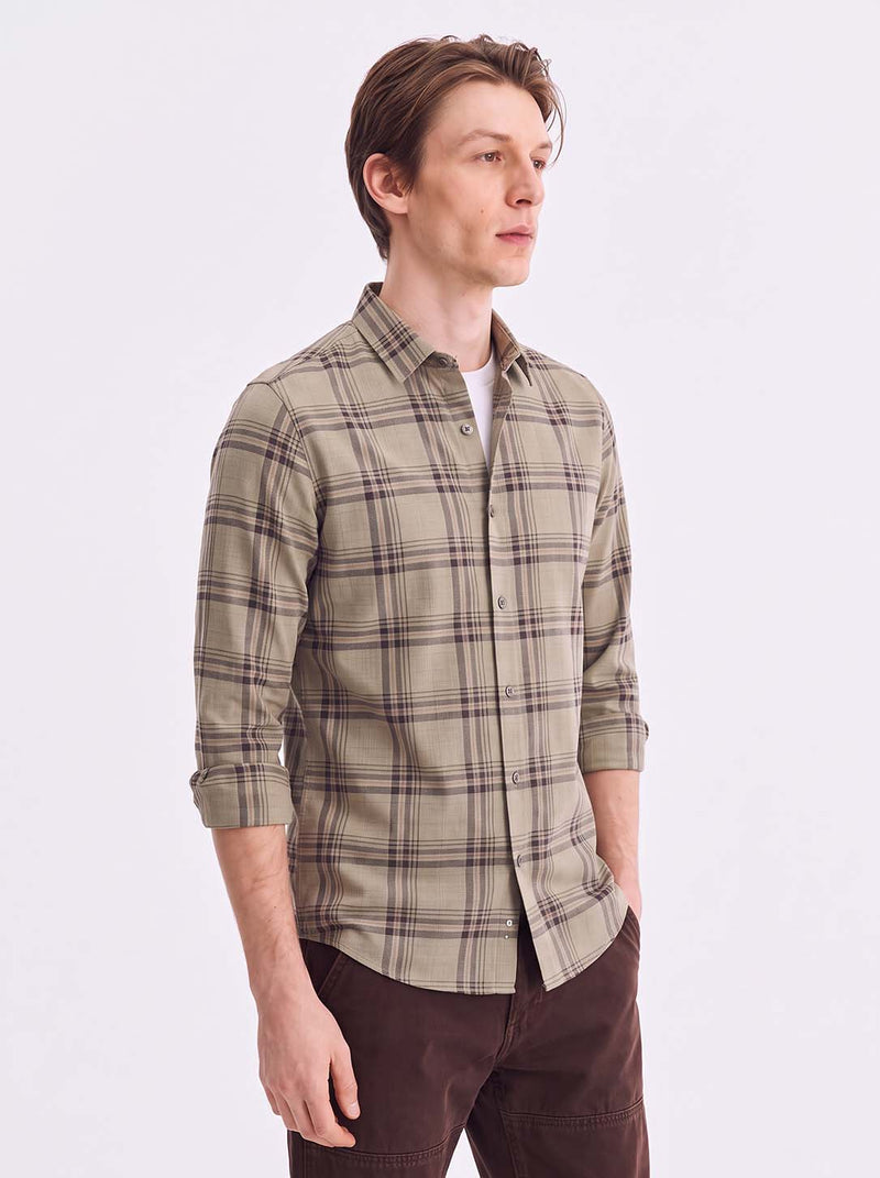Men’s Premium Plaid Checked Casual Shirt