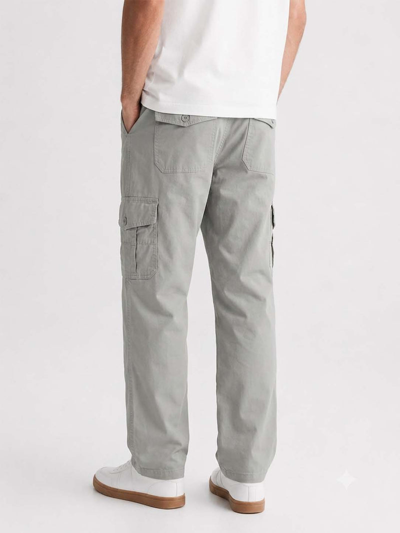 Premium Relaxed-Fit Utility Cargo Pants for Men