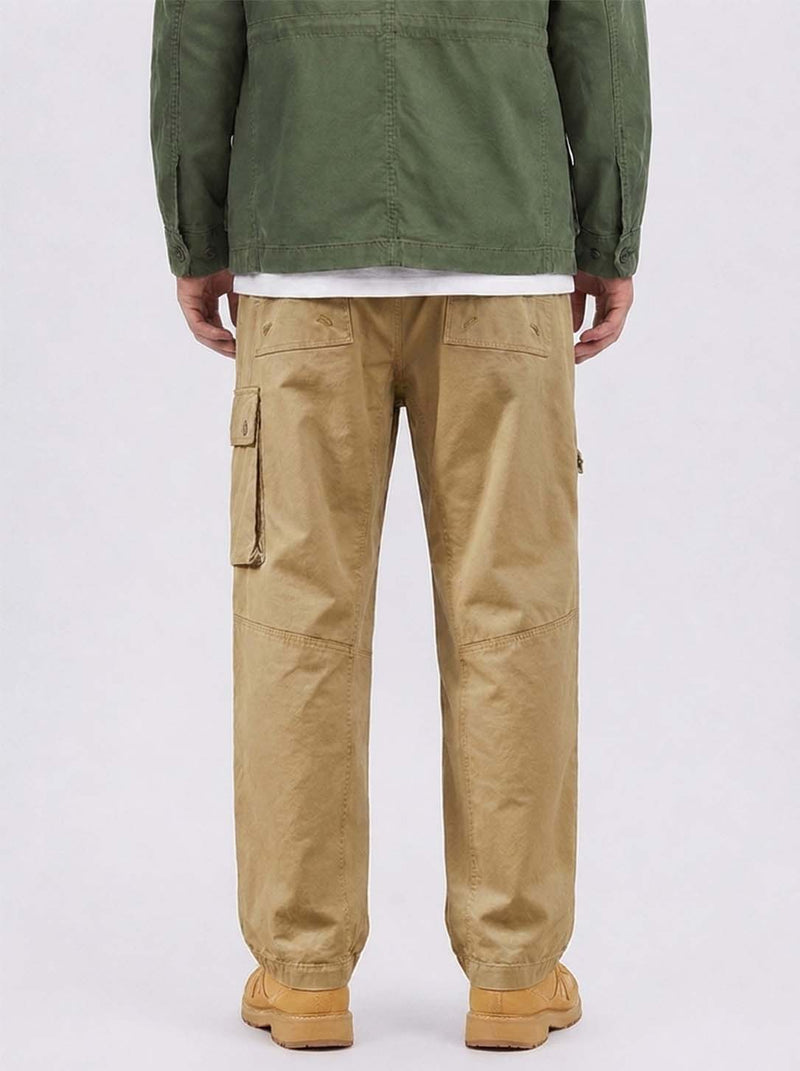 Men's Premium Relaxed Fit Casual Pants with Flap Pockets Cargo