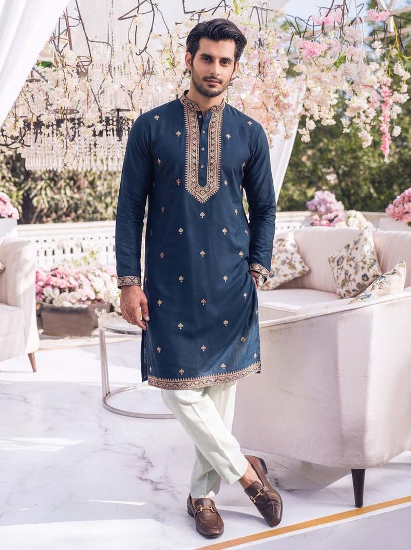 Men’s Embroidered Premium Ethnic Wear Kurta