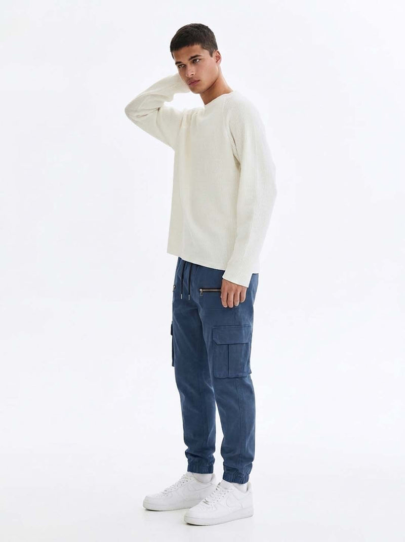 Men's Premium relaxed Fit Zippered Cargo Joggers